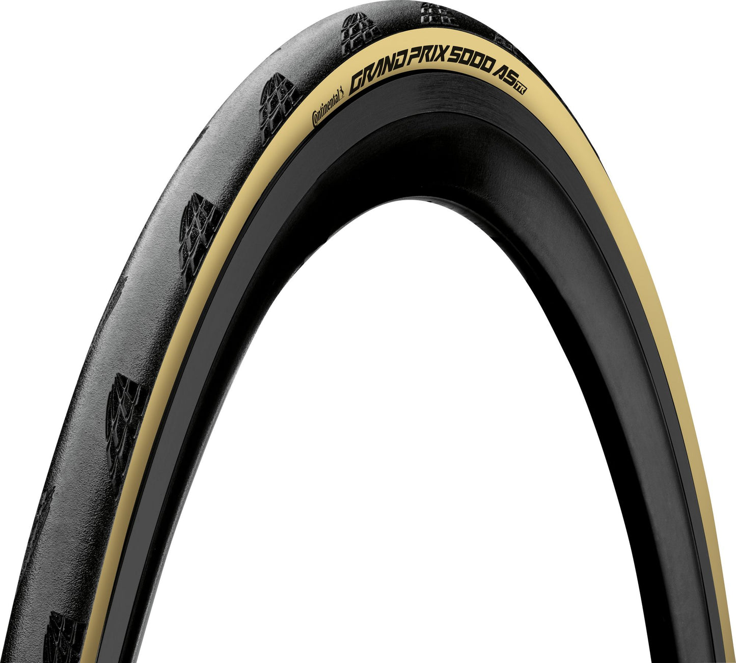 CONTINENTAL GRAND PRIX 5000 ALL SEASON 700c Tubeless Ready Beige -rengas, valkoinen