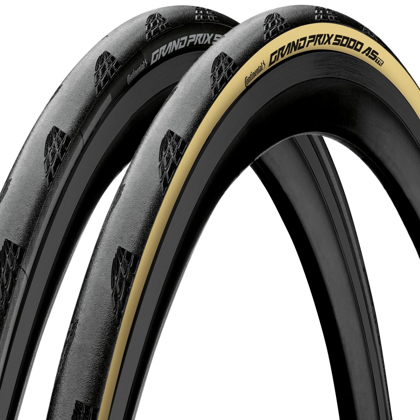 CONTINENTAL GRAND PRIX 5000 ALL SEASON 700c Tubeless Ready Beige -rengas, valkoinen