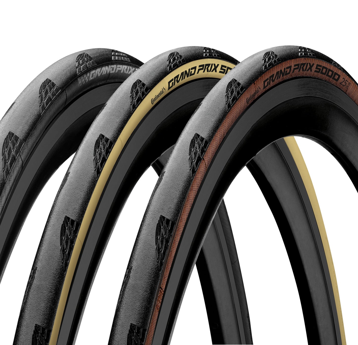 CONTINENTAL GRAND PRIX 5000 700c Tubetype Ruskea rengas