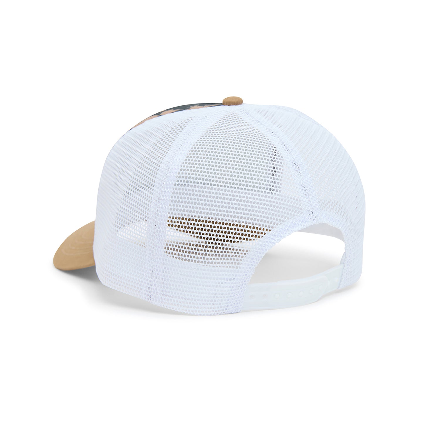 DHARCO CURVED PEAK TRUCKER lippis ruskea/valkoinen