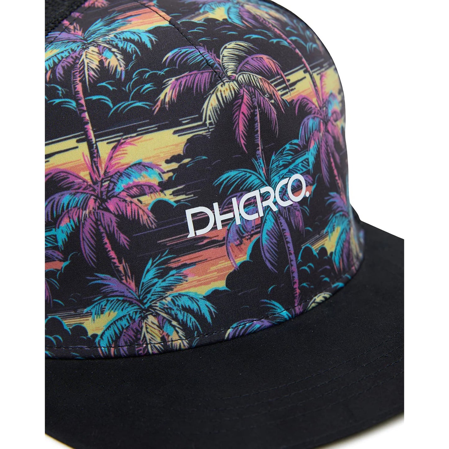 DHARCO FLAT BRIM TRUCKER STOKE WIZZARD lippis musta