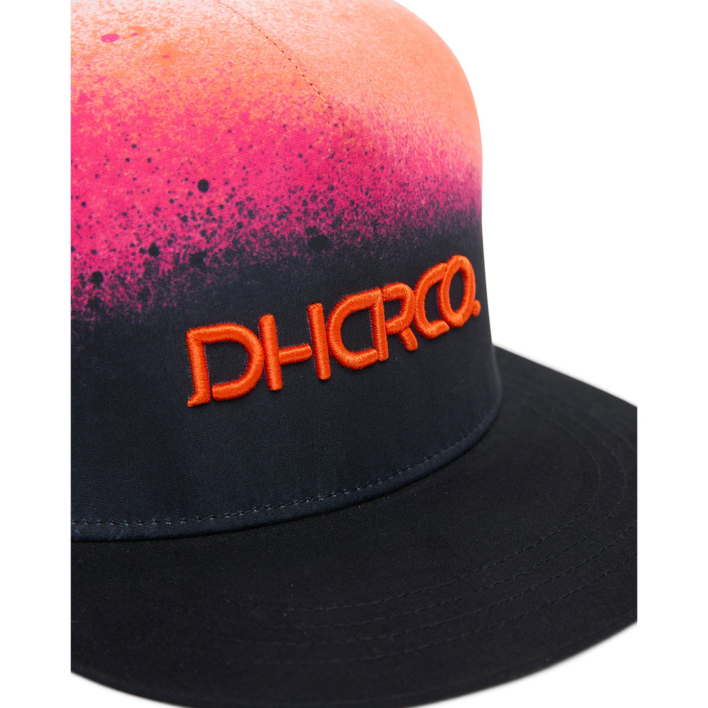 DHARCO FLAT BRIM TRUCKER BLACK SNAKE lippis Musta/Lilanpunainen