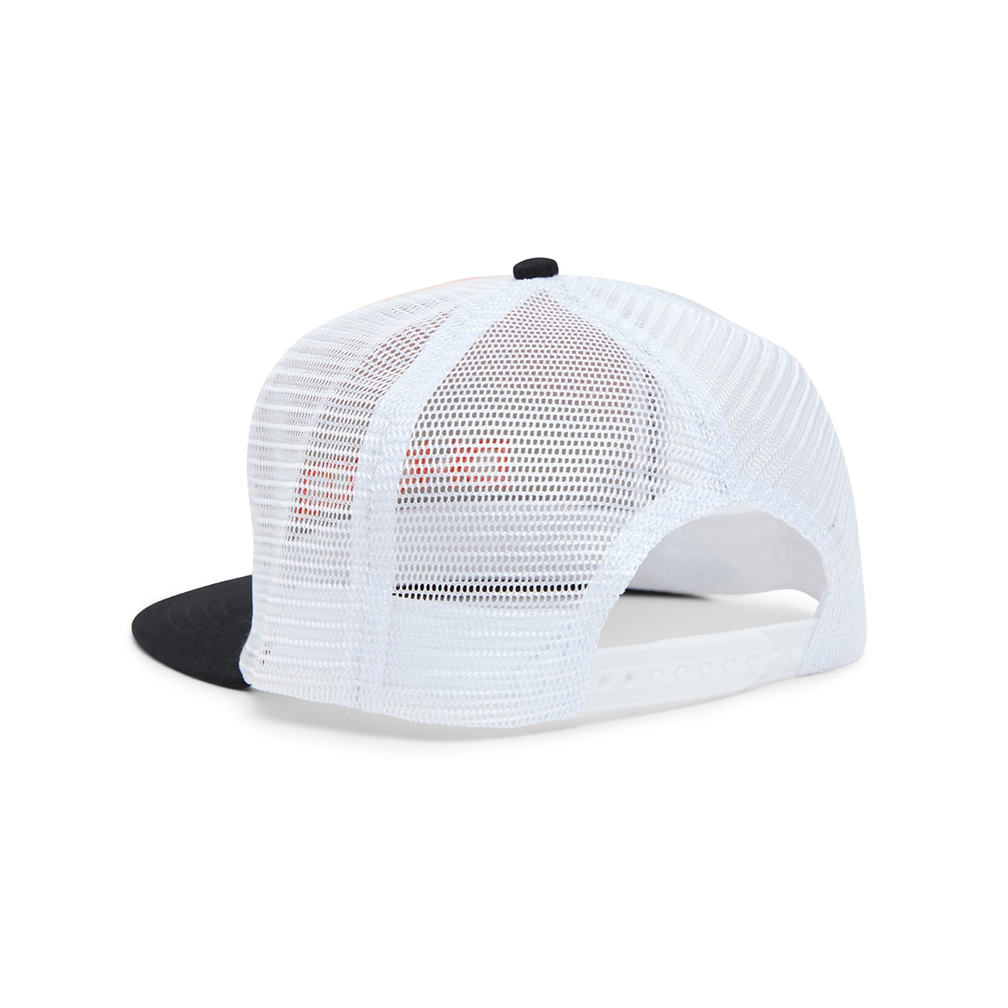DHARCO FLAT BRIM TRUCKER BLACK SNAKE lippis Musta/Lilanpunainen