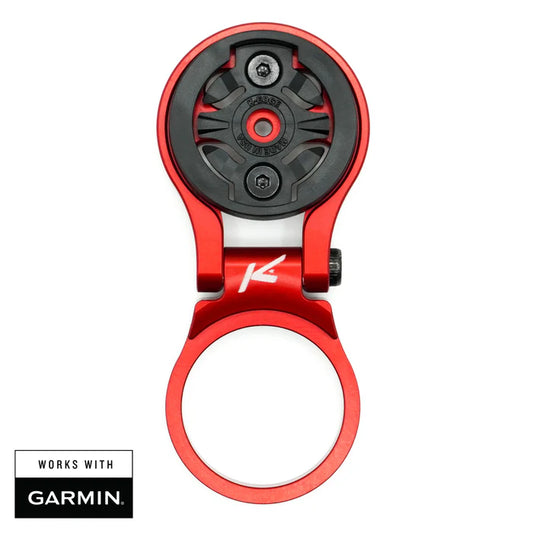 Säädettävä varsiasennus Garmin K-EDGE MTB GPS:lle Punainen