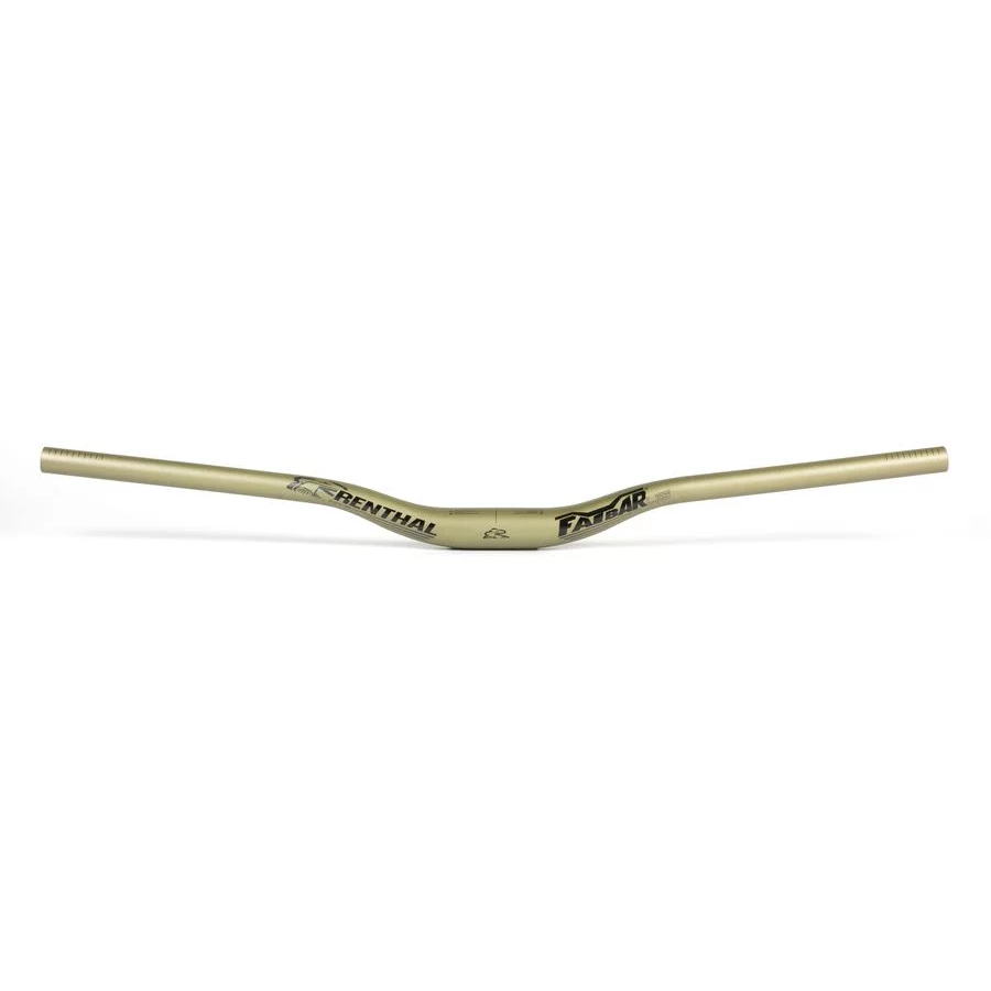RENTHAL V3 FATBAR LITE Rise 30mm 760mm Gold Hanger 30mm 760mm Kultainen ripustin