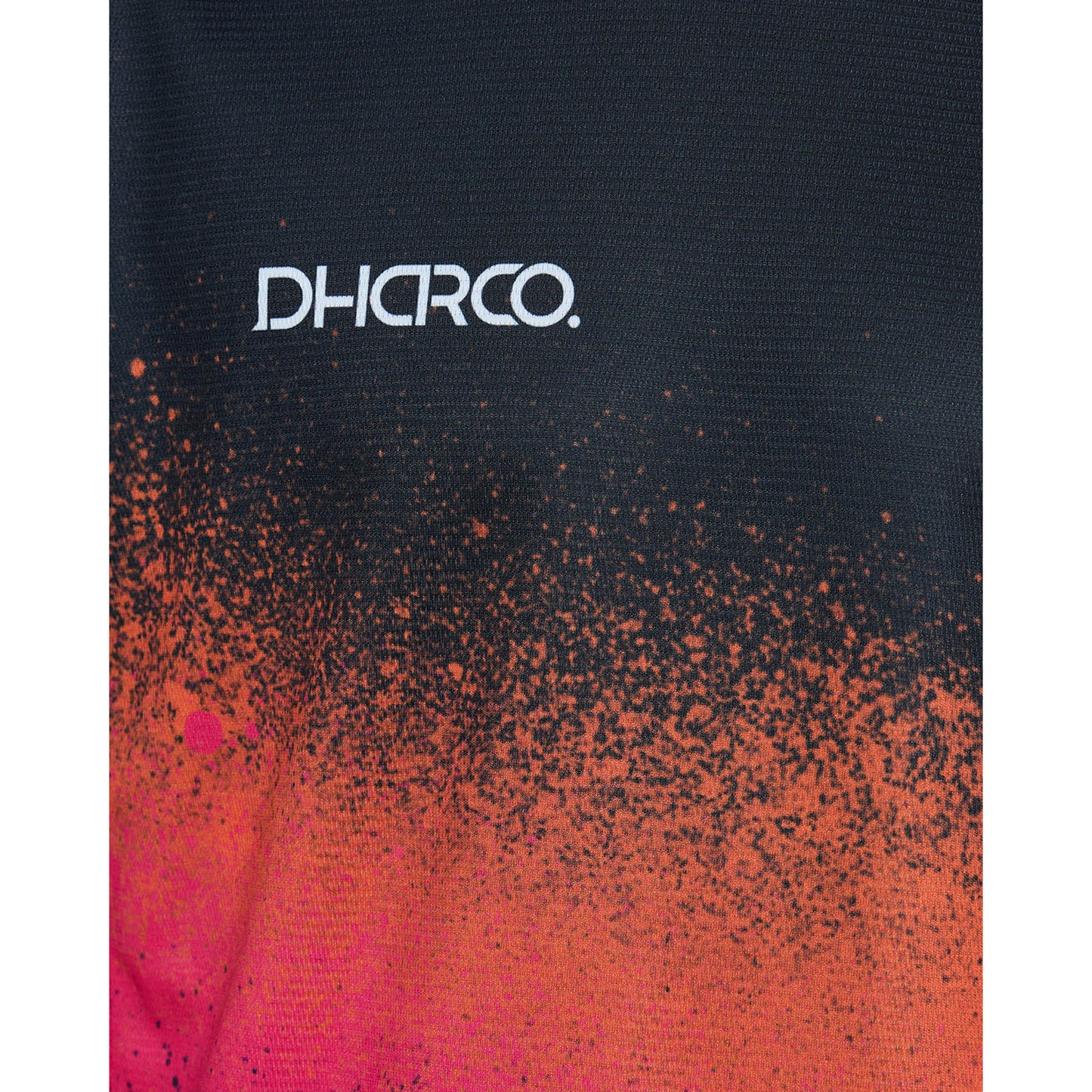 DHARCO BLACK SNAKE lyhythihainen trikoo musta/oranssi