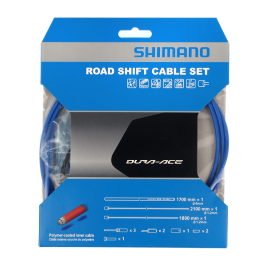 SHIMANO DURA-ACE 9000 Polymeerinen sininen vaijeri- ja letkusarja SHIMANO DURA-ACE 9000 Polymeerinen sininen vaijeri- ja letkusarja
