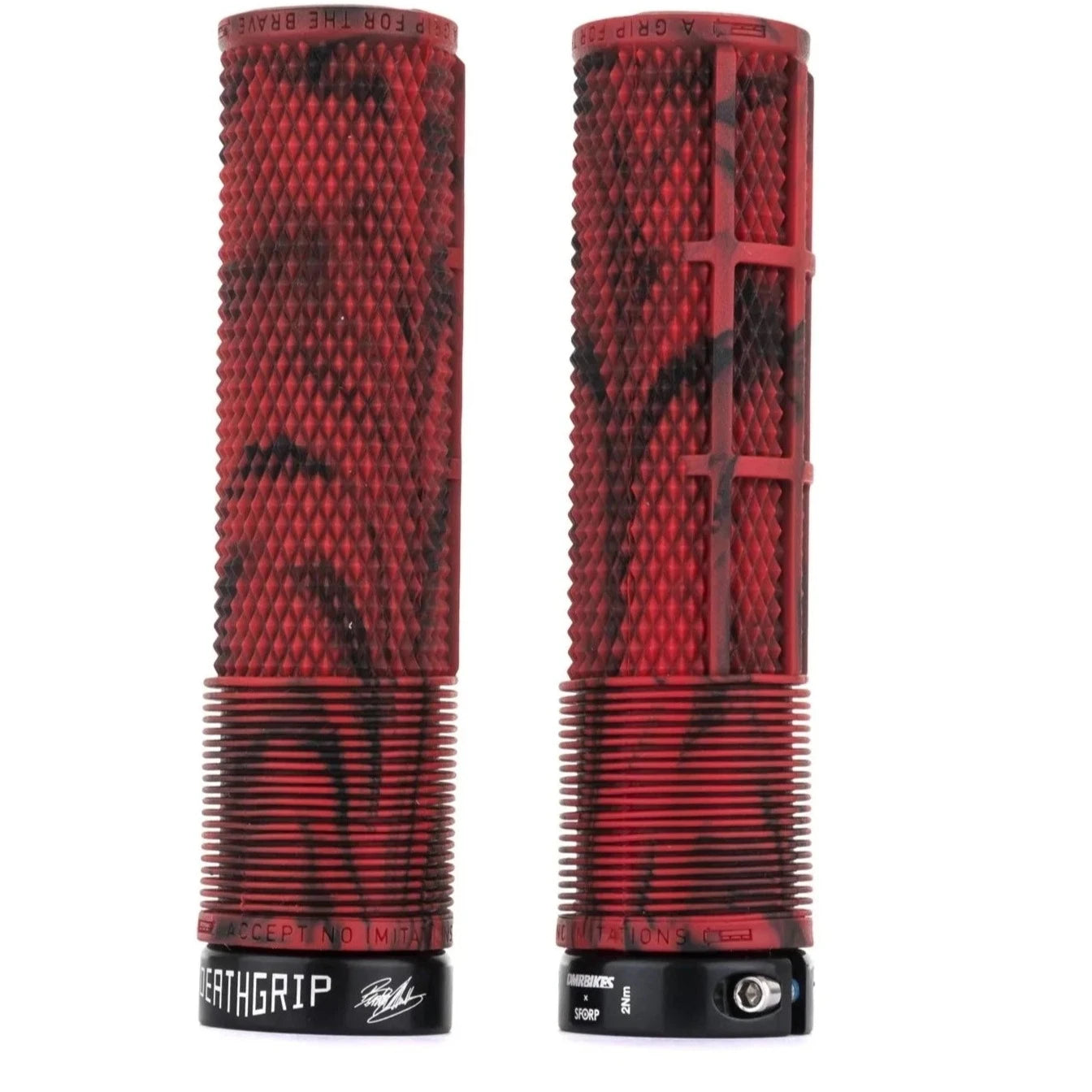 Kahvat DMR DEATHGRIP Large Lock-on Red / Camo