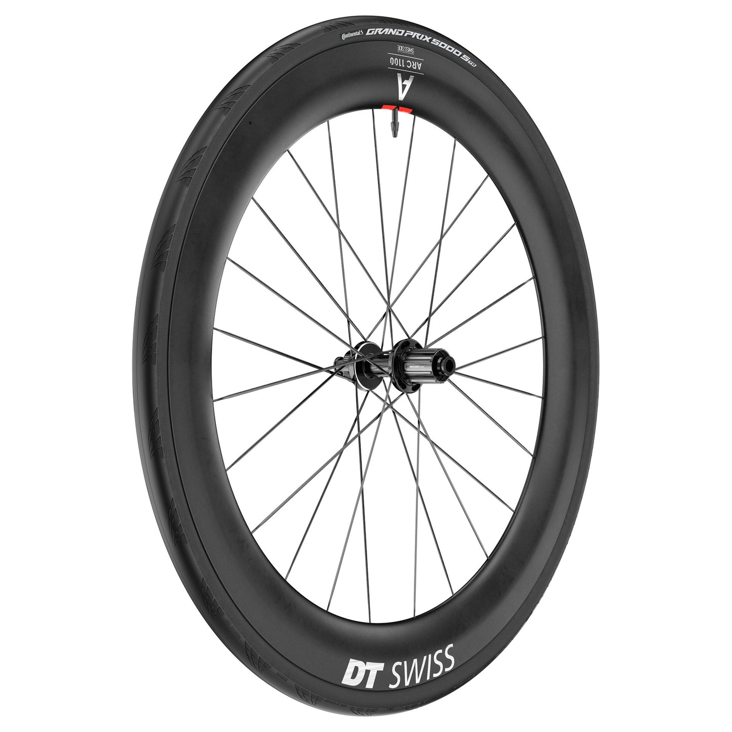 DT SWISS ARC 1100 DICUT WTS 65 Tubeless Ready takapyörä (Center Lock)