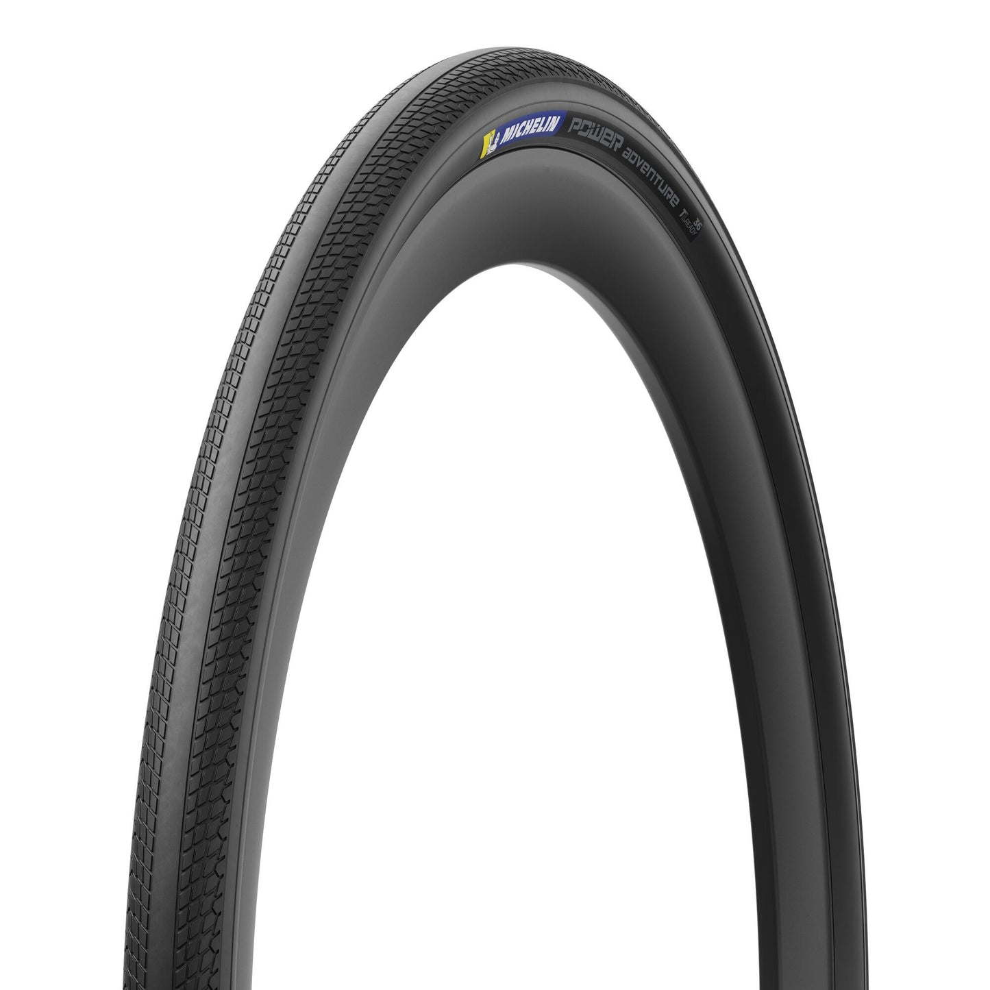 MICHELIN POWER ADVENTURE Competition Line 700x36c Tubeless Ready Musta rengas MICHELIN POWER ADVENTURE Competition Line 700x36c Tubeless Ready Musta rengas