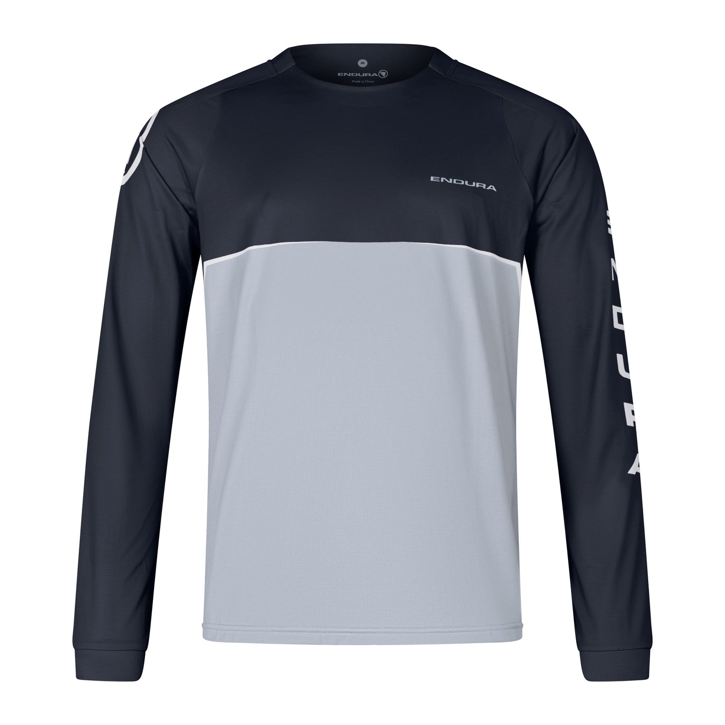 ENDURA CORE PRINTED pitkähihainen trikoo Musta 2025