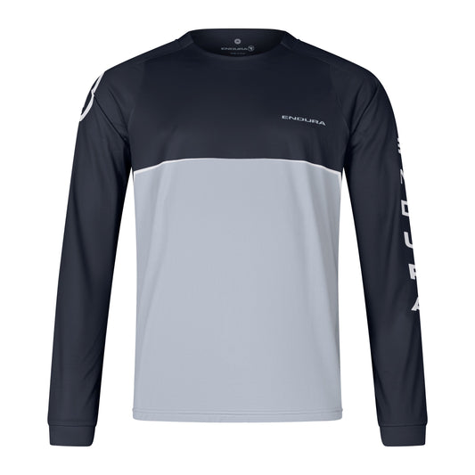 ENDURA CORE PRINTED pitkähihainen trikoo Musta 2025