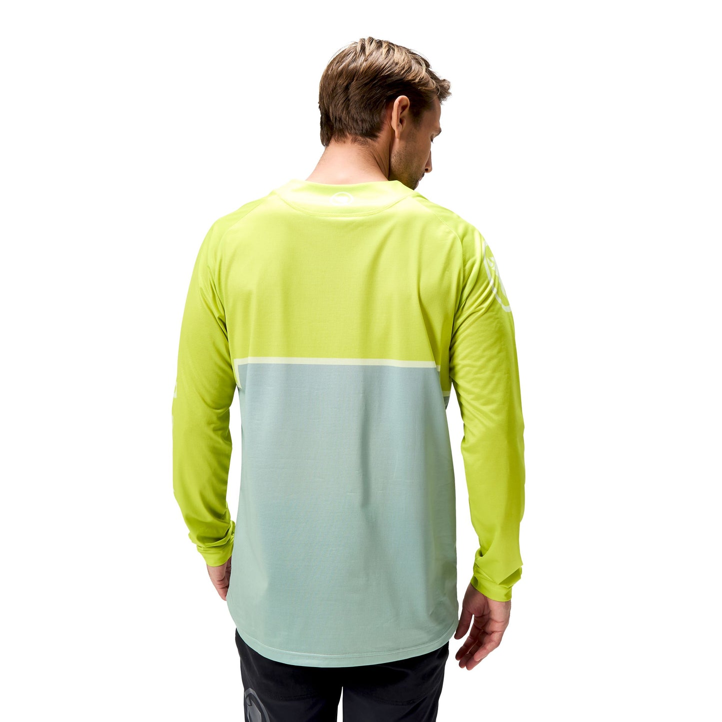 ENDURA CORE PRINTED pitkähihainen trikoo vihreä 2025