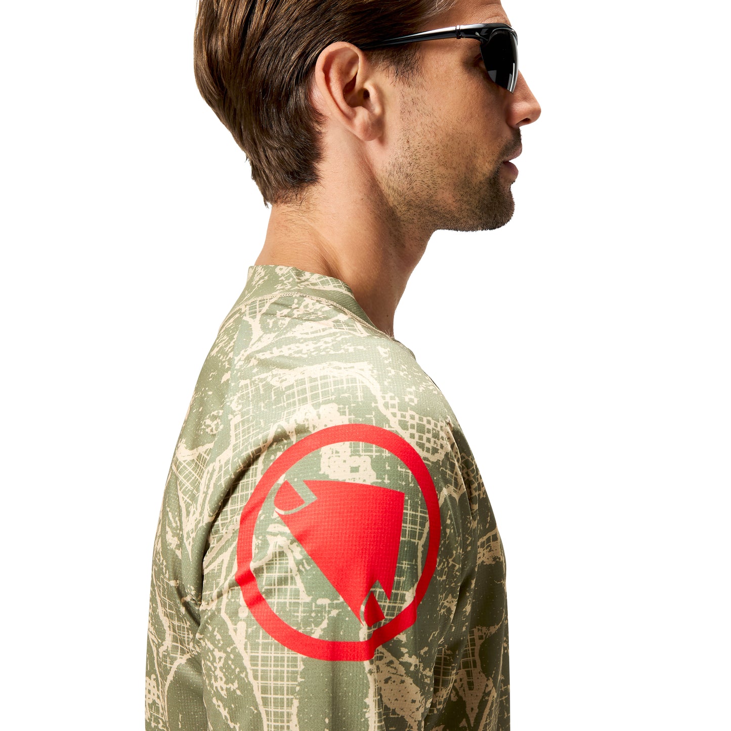 ENDURA LTD PRINTED pitkähihainen Camo Jersey Khaki 2025