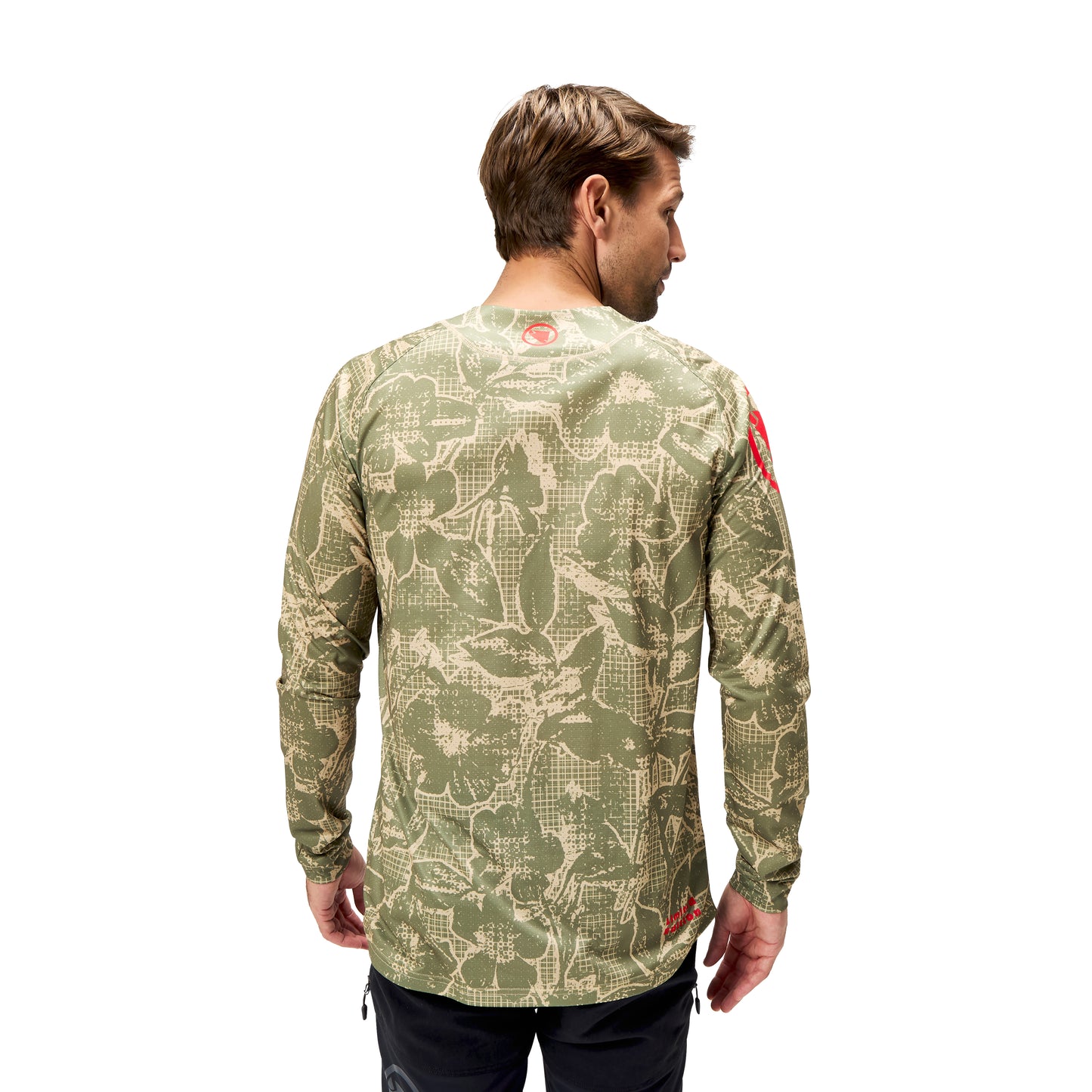 ENDURA LTD PRINTED pitkähihainen Camo Jersey Khaki 2025