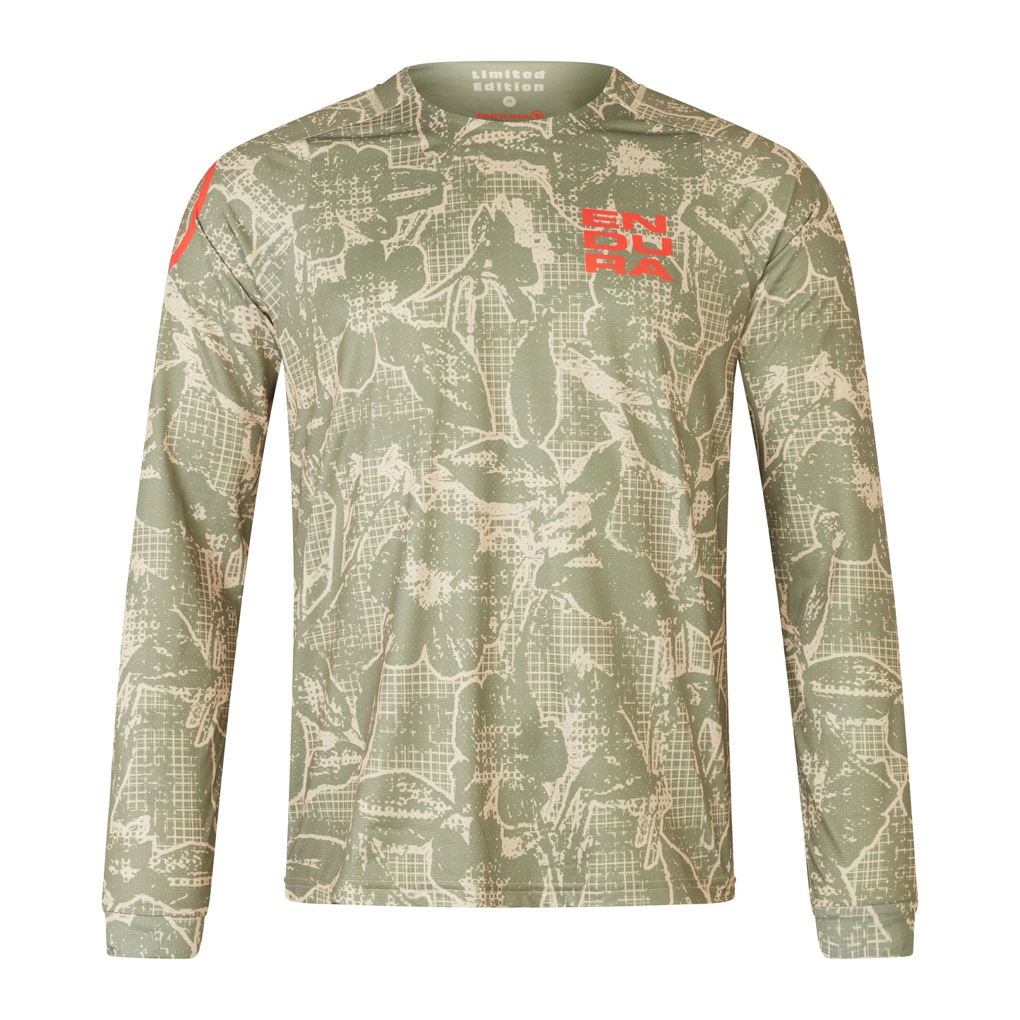ENDURA LTD PRINTED pitkähihainen Camo Jersey Khaki 2025