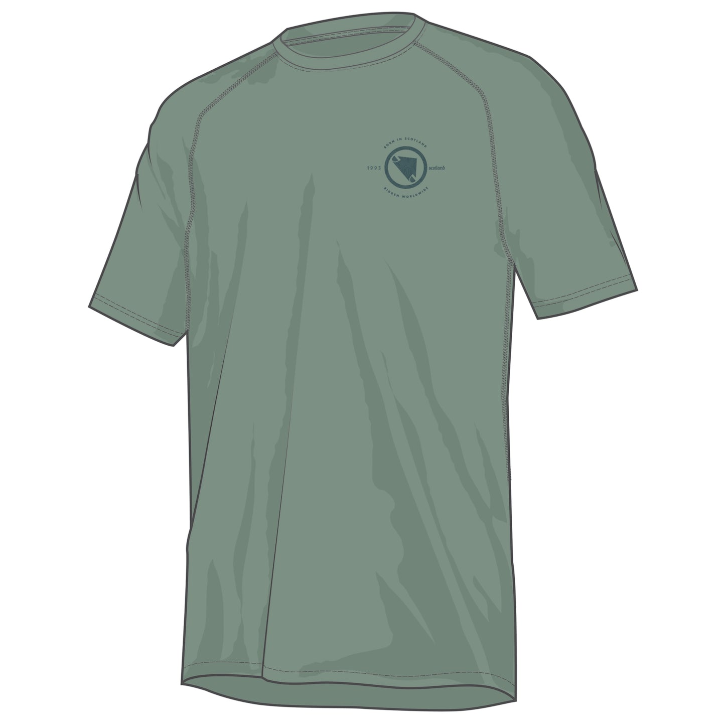 ENDURA LOOP TECH TEE Lyhythihainen trikoo Sage
