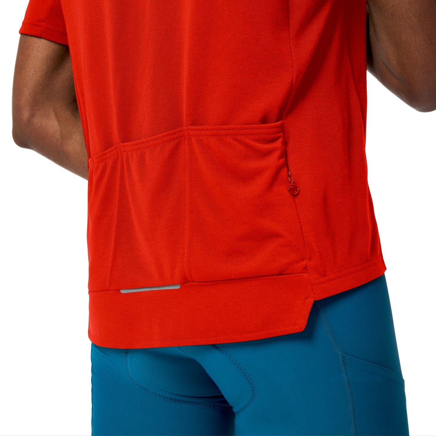 ENDURA LOOP ZIPPED lyhythihainen trikoo punainen 2025