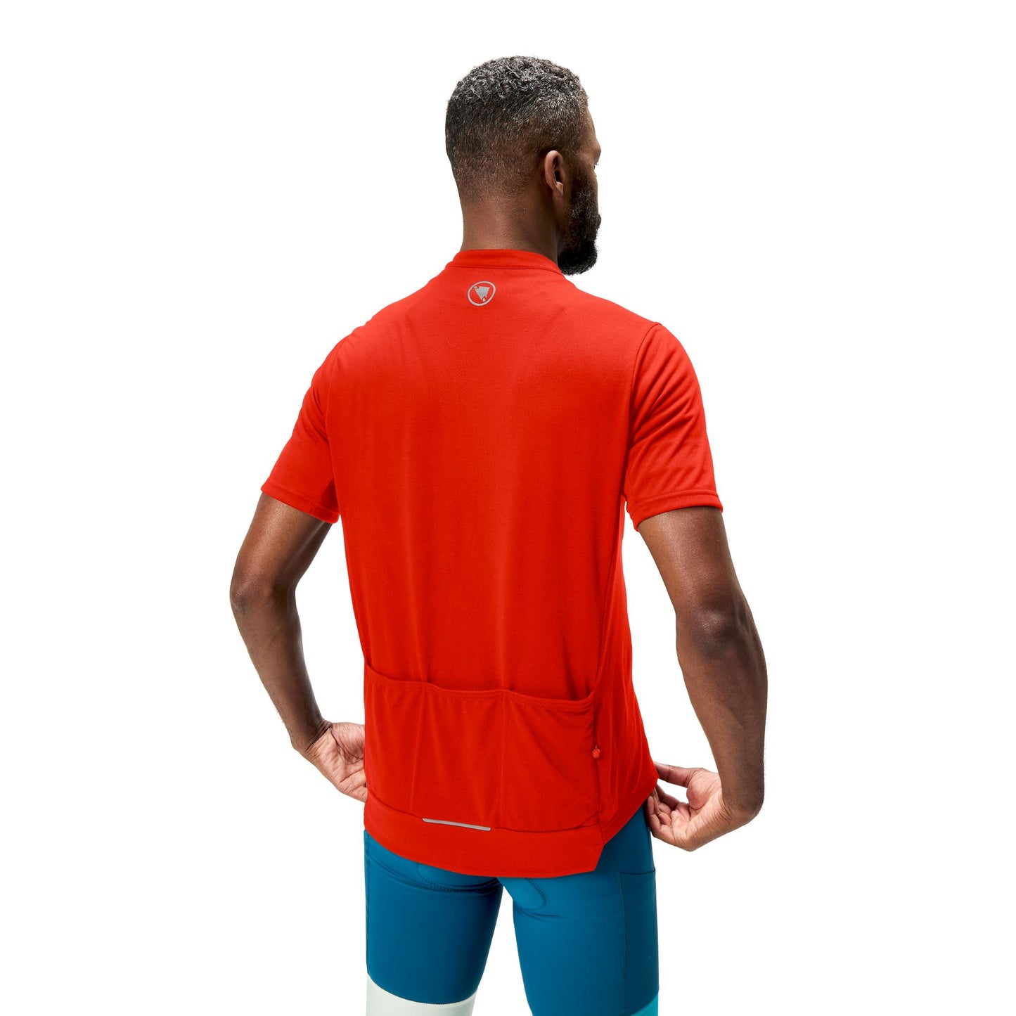 ENDURA LOOP ZIPPED lyhythihainen trikoo punainen 2025
