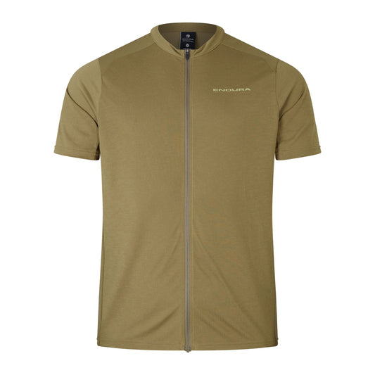 ENDURA LOOP ZIPPED lyhythihainen trikoo Khaki 2025