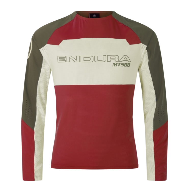 ENDURA MT500 BURNER LITE pitkähihainen trikoo punainen 2025
