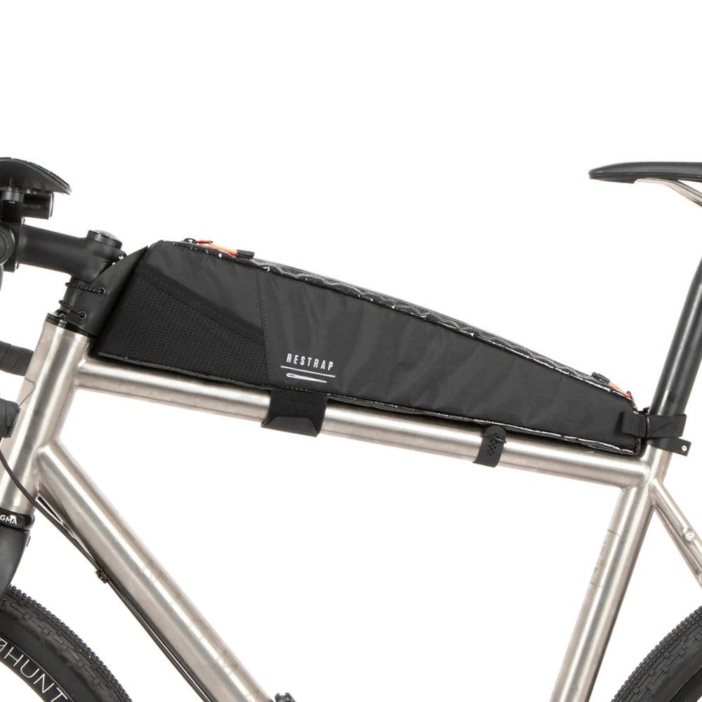 Runkolaukku RESTRAP RACE TOP TUBE BAG LONG 2 L musta