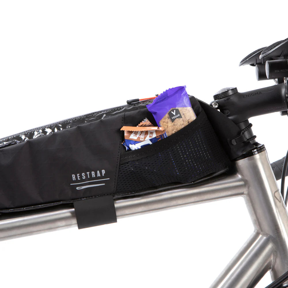 Runkolaukku RESTRAP RACE TOP TUBE BAG LONG 2 L musta