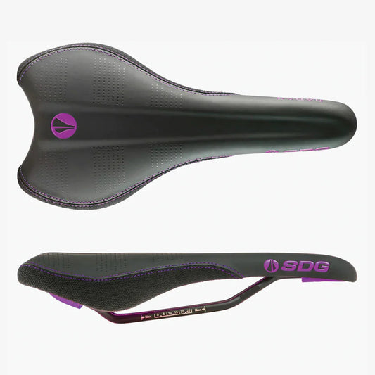 SDG RADAR MTN Rails Cr-Mo Satula Musta/Lilaa