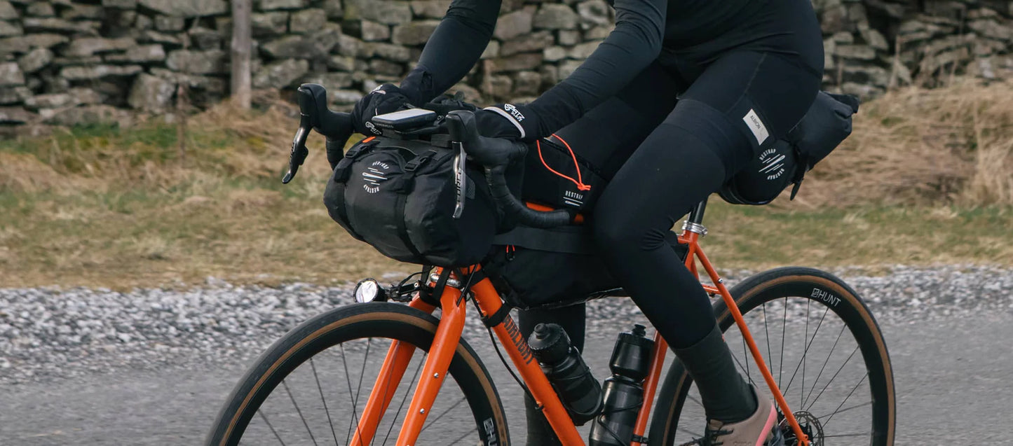 Ohjaustankolaukku RESTRAP RACE BAR BAG 7 L Musta