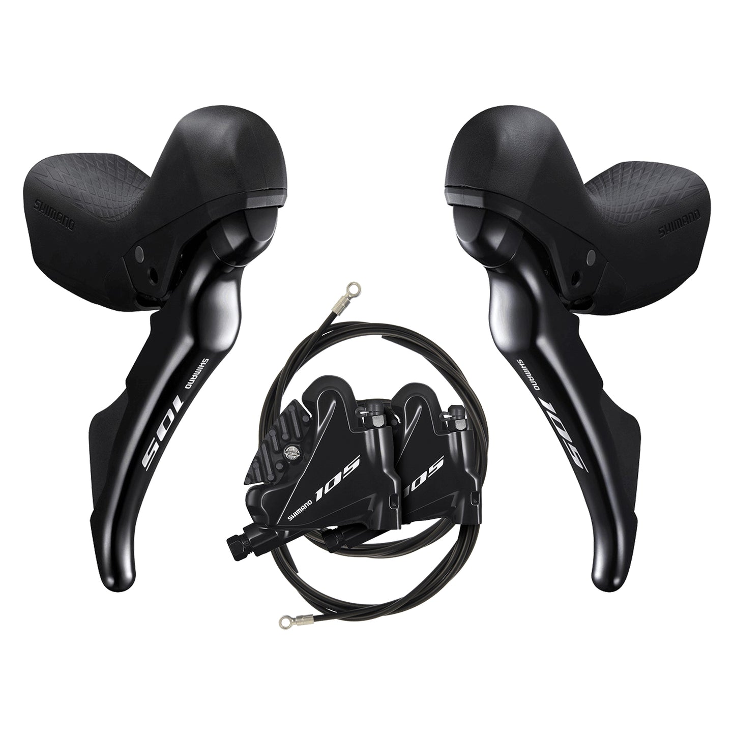 Pari SHIMANO 105 R7020 2x11 2x11 Flat Mount Discless-vipuja ja jarrusatulat