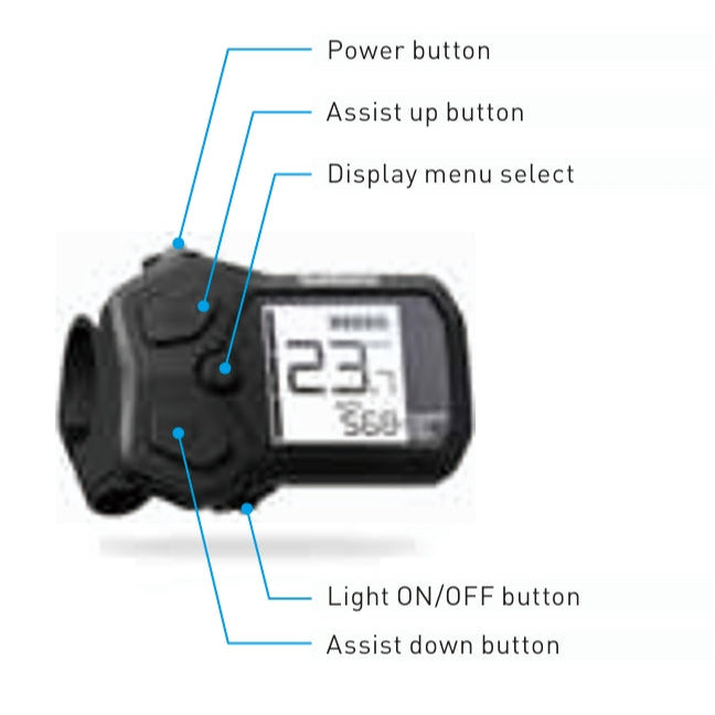 SHIMANO Steps SC-EN500 -näyttö