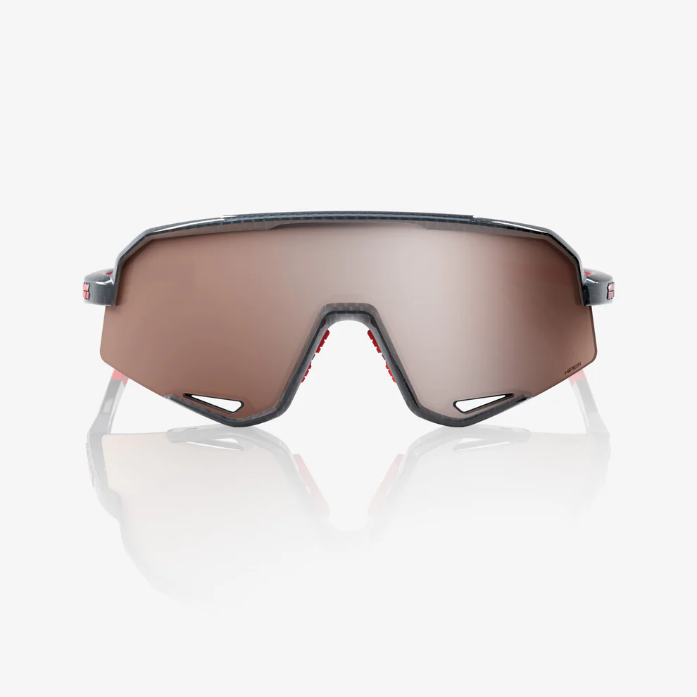 100% SLENDALE Musta Carbon Hiper peili hopea lasit
