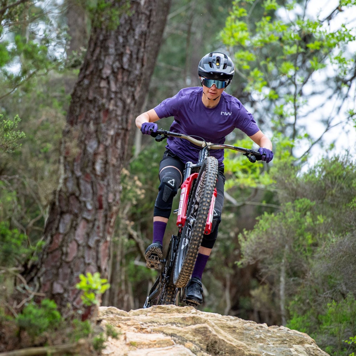 NORTHWAVE XTRAIL 2 Naisten lyhythihainen trikoo Violetti