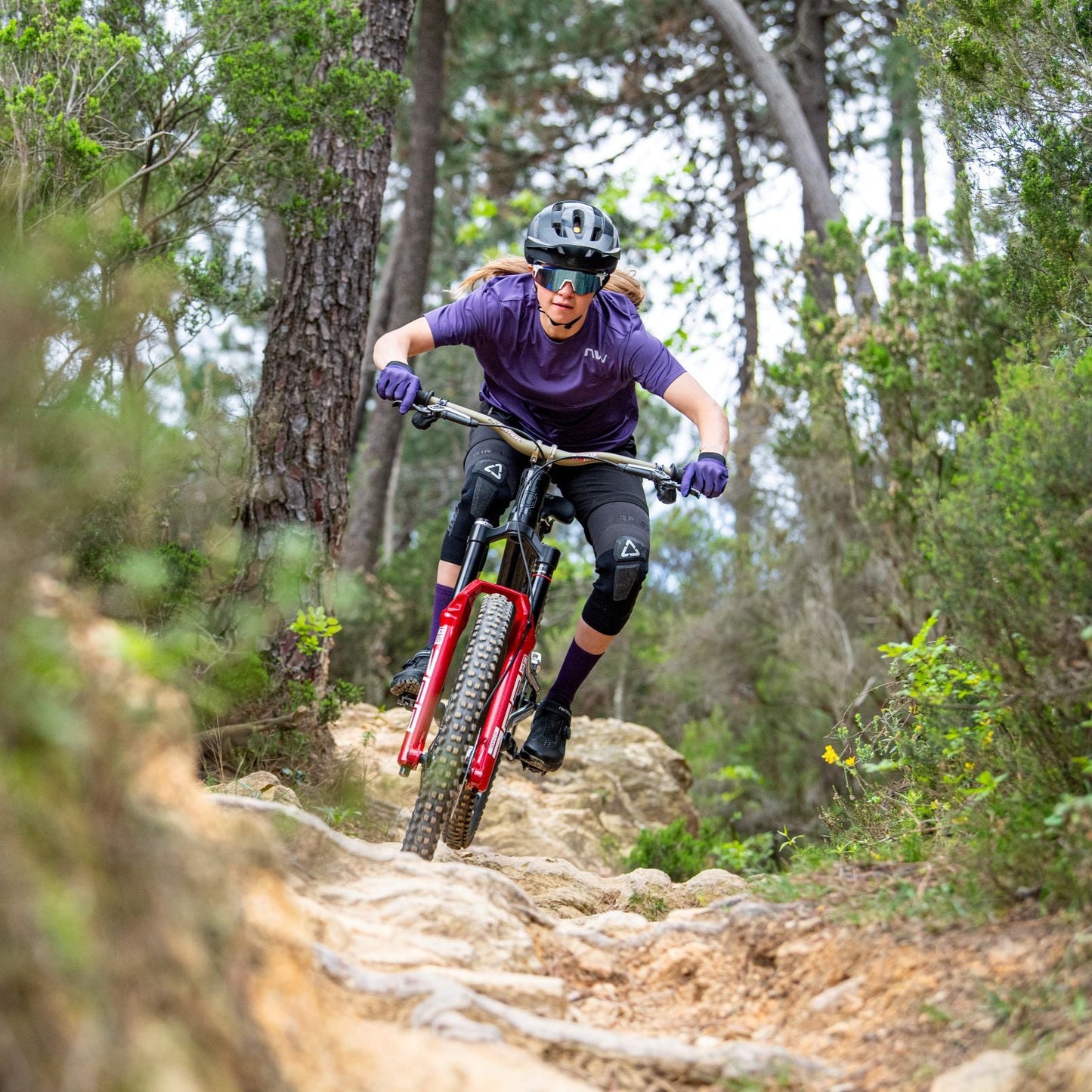 NORTHWAVE XTRAIL 2 Naisten lyhythihainen trikoo Violetti