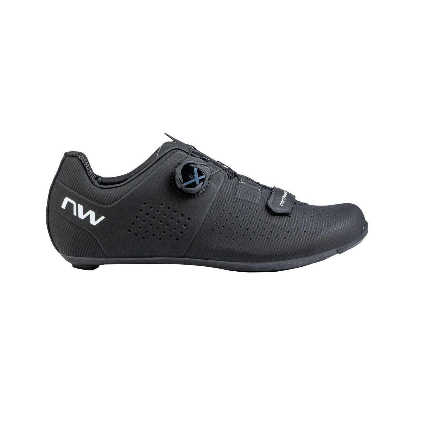 NORTHWAVE STORM CARBON Road kengät Musta/Valkoinen 2025