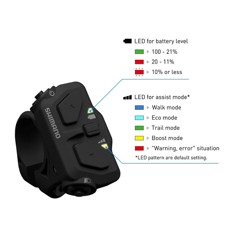 SHIMANO SW-EN600 kaukosäädin Vasen (22.2mm kaulus)