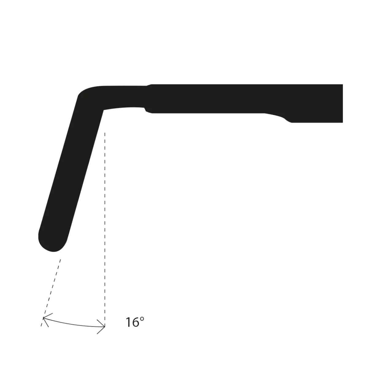 Gravel DEDA SUPERZERO CARBONE UD POB Finish Flare 16° ohjaustanko DEDA SUPERZERO CARBONE UD POB Finish Flare 16° ohjaustanko