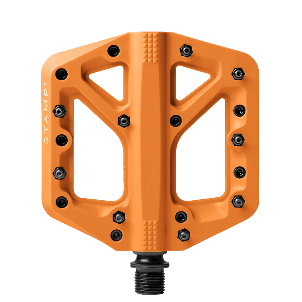 CRANKBROTHERS STAMP 1 Pienet oranssit litteät polkimet