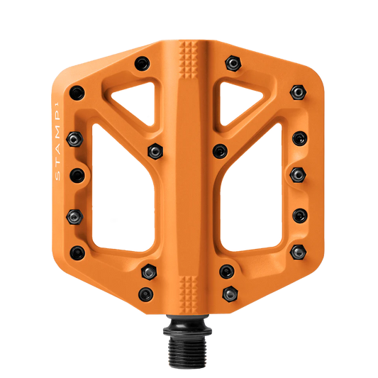 CRANKBROTHERS STAMP 1 Pienet oranssit litteät polkimet