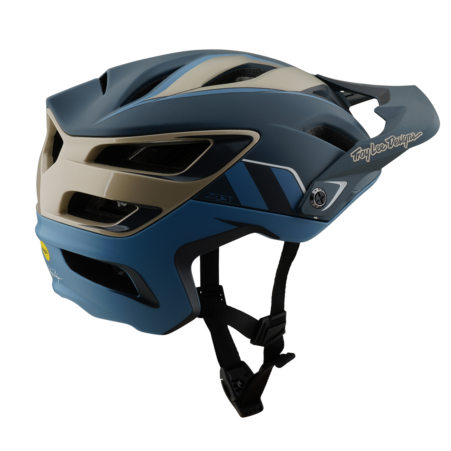 Troy Lee Designs A3 MIPS MTB-kypärä harmaa/sininen