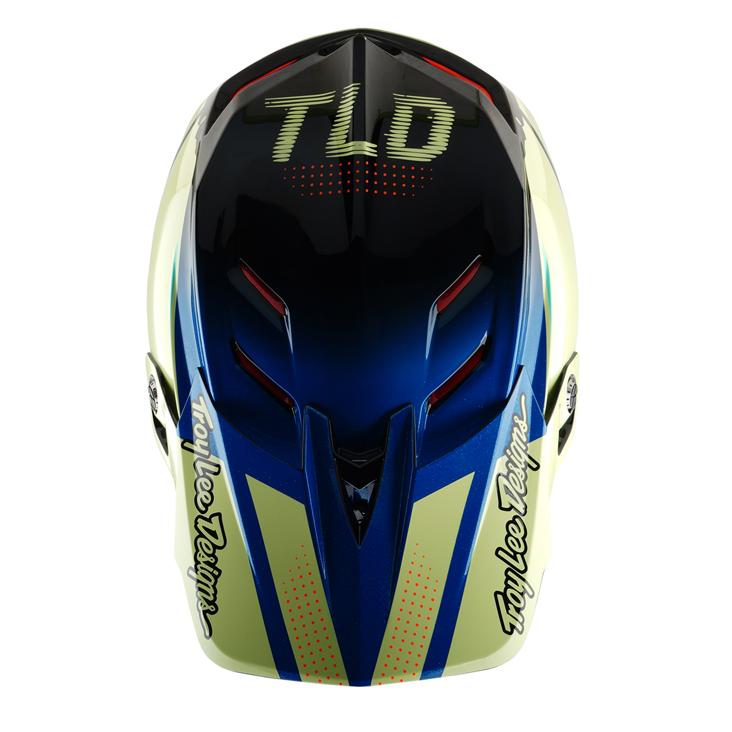 Troy Lee Designs D4 COMPOSITE MIPS Drip MTB-kypärä Keltainen