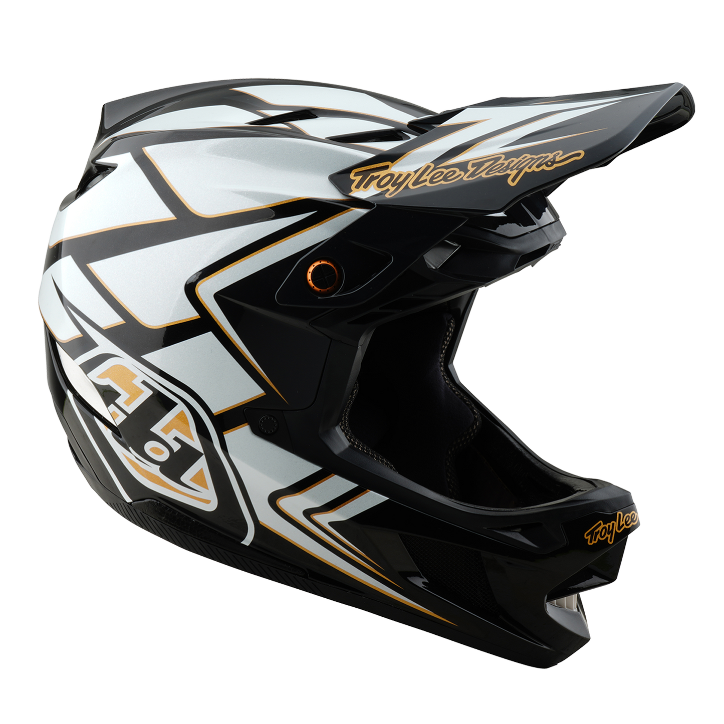 Troy Lee Designs D4 COMPOSITE MIPS GHOSTWING MTB-kypärä Valkoinen