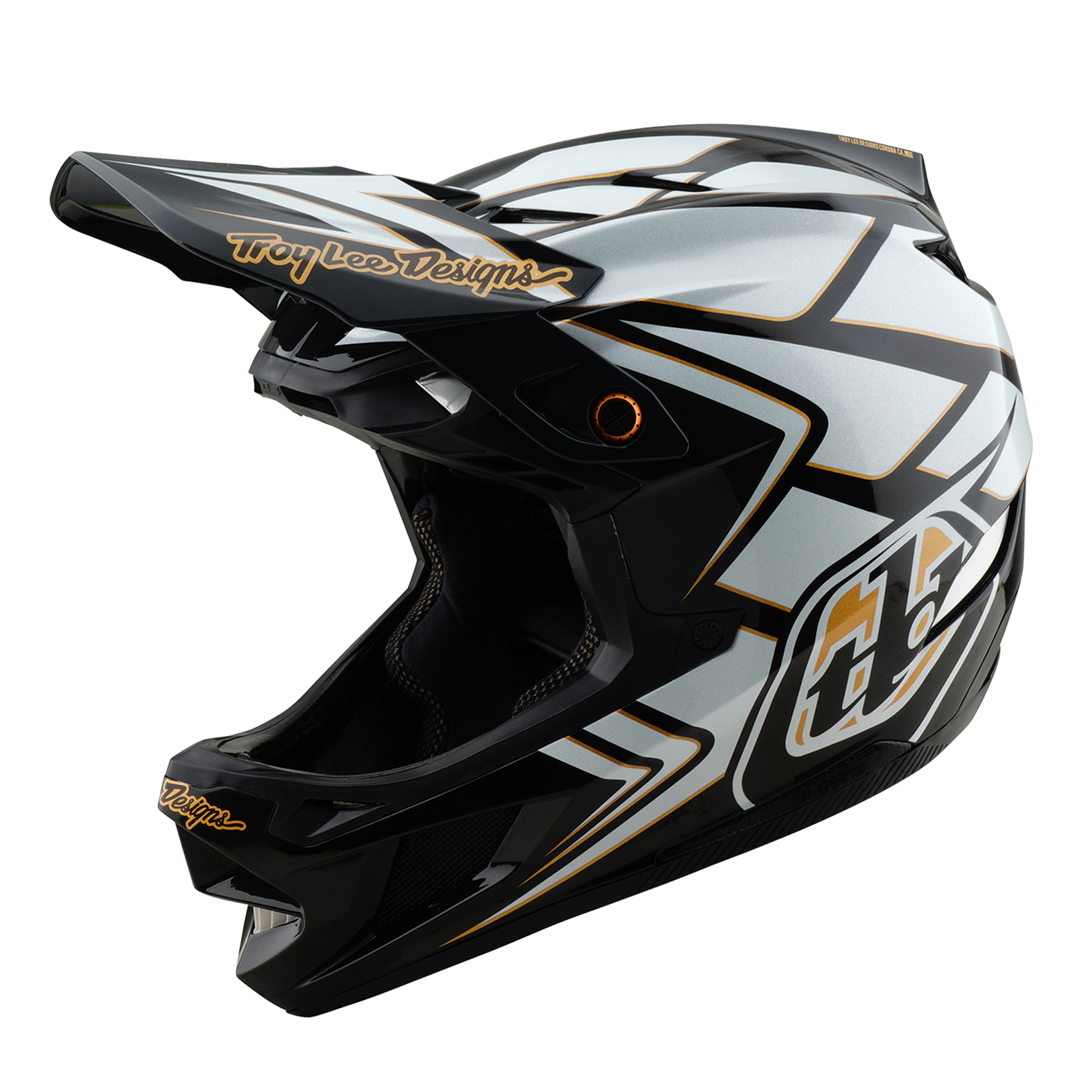 Troy Lee Designs D4 COMPOSITE MIPS GHOSTWING MTB-kypärä Valkoinen
