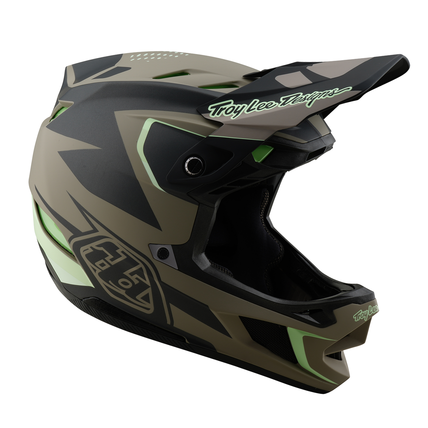 Troy Lee Designs D4 COMPOSITE MIPS MTB-kypärä Ruskea/Musta/Keltainen