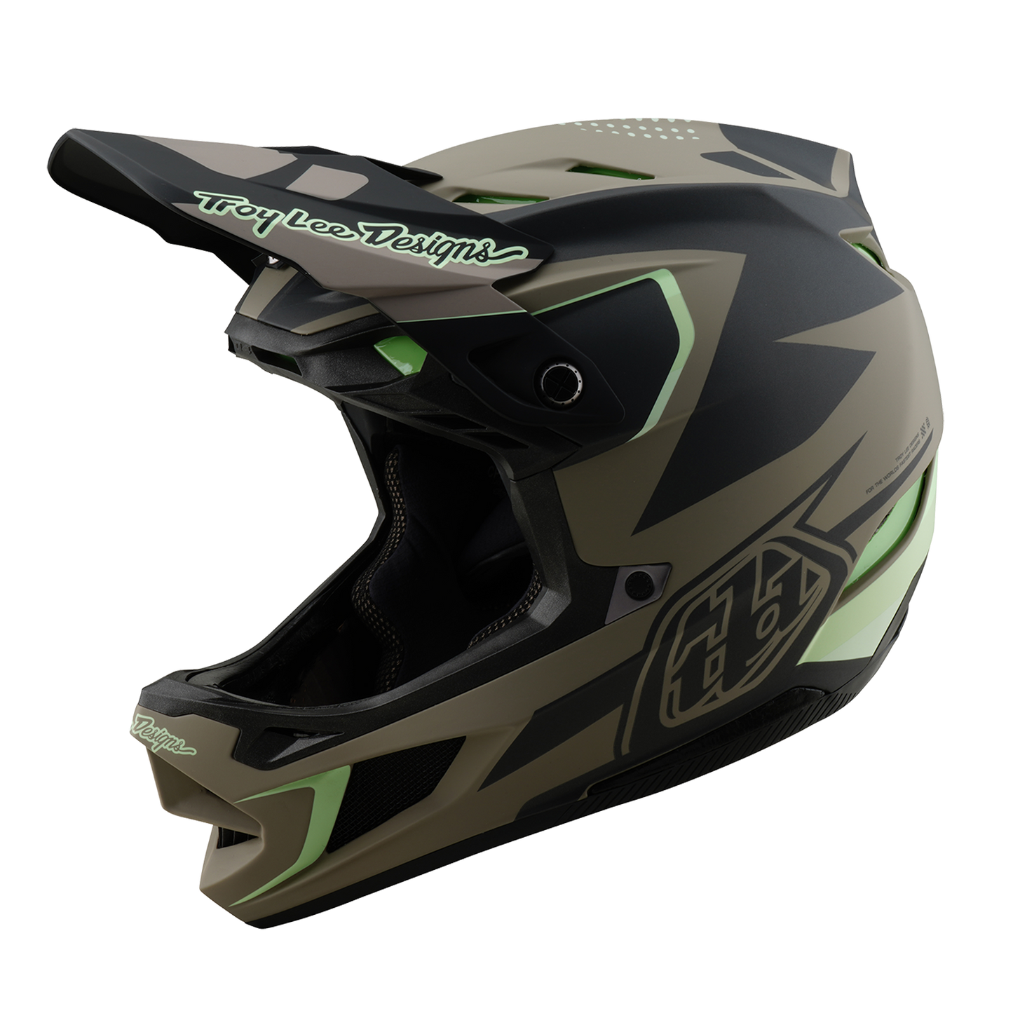 Troy Lee Designs D4 COMPOSITE MIPS MTB-kypärä Ruskea/Musta/Keltainen