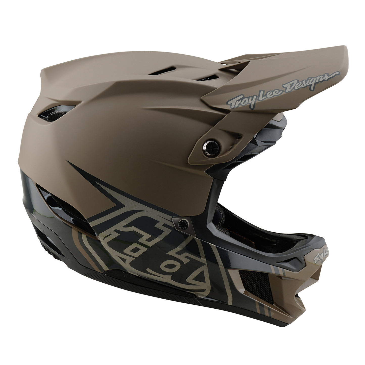 Troy Lee Designs D4 COMPOSITE MIPS GHOSTWING MTB-kypärä Ruskea/Musta
