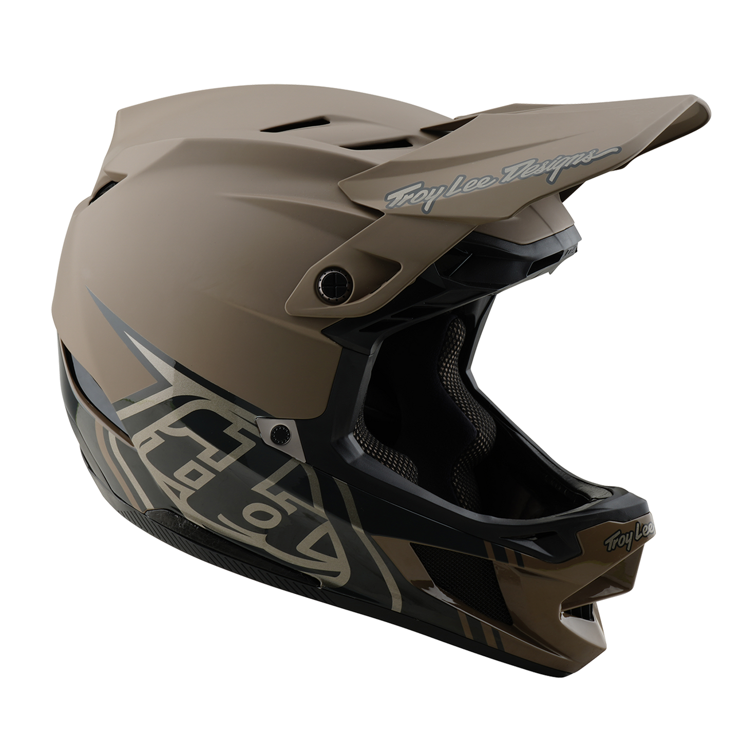 Troy Lee Designs D4 COMPOSITE MIPS GHOSTWING MTB-kypärä Ruskea/Musta