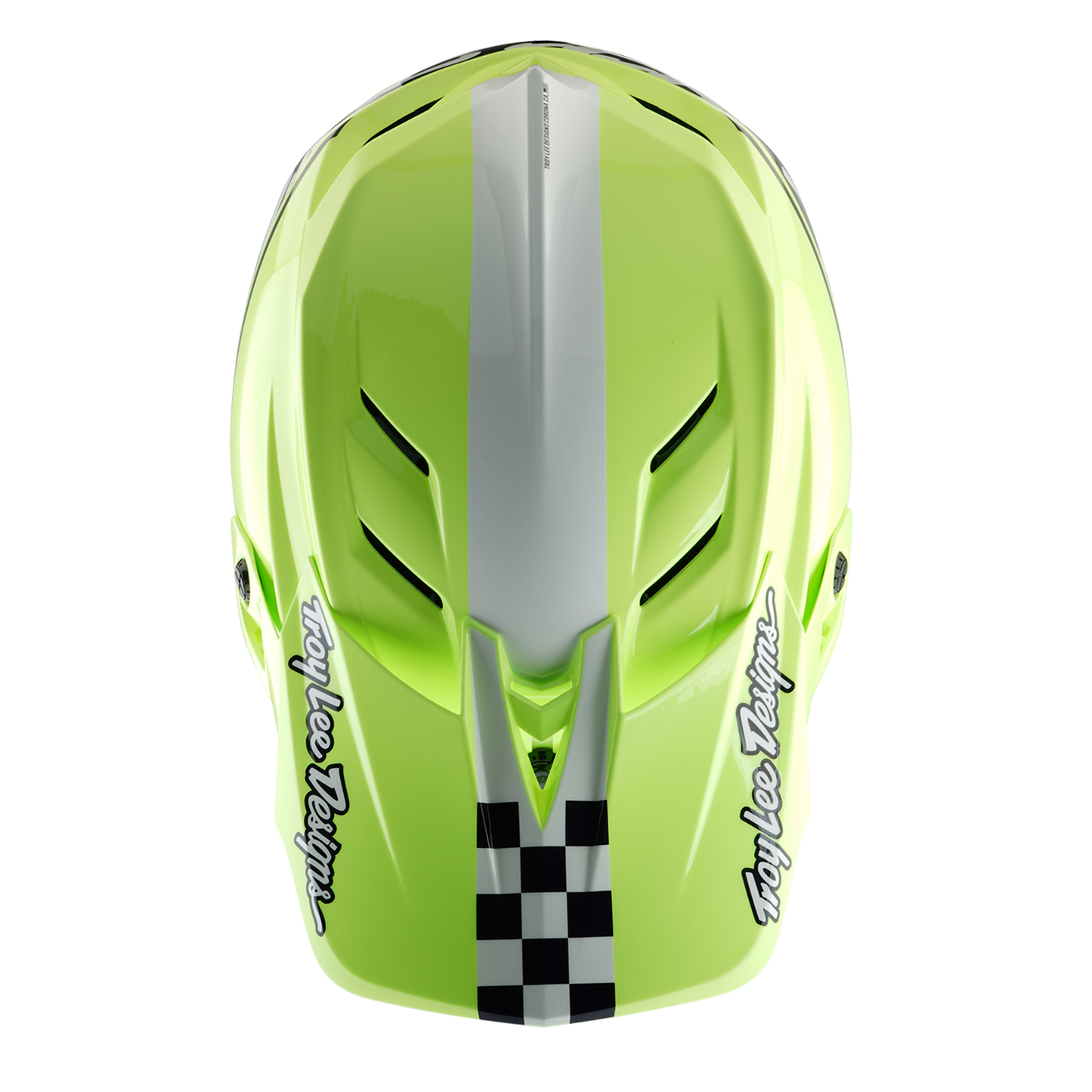 Troy Lee Designs D4 POLYACRYLITE MIPS FIFTY 50 MTB-kypärä Sininen/Keltainen