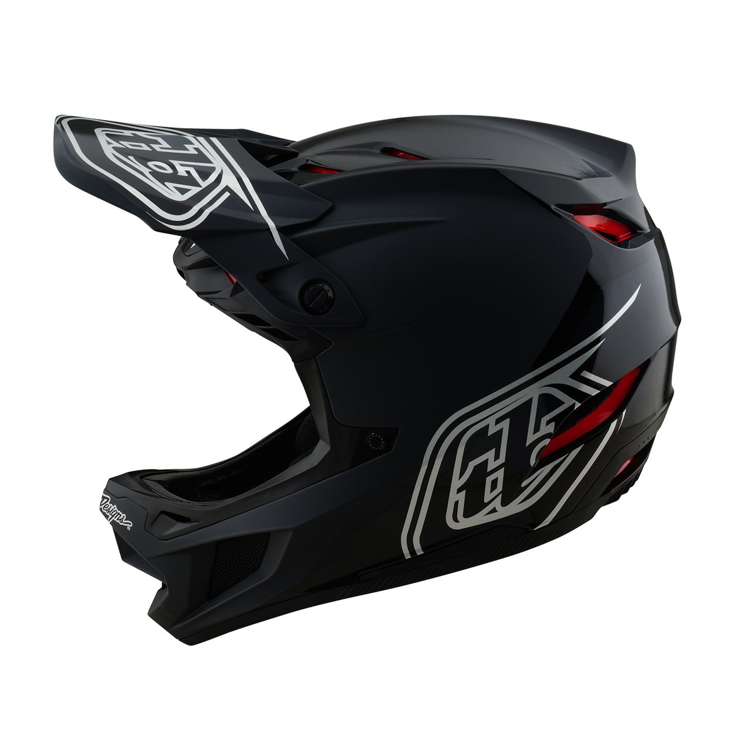 TROY LEE DESIGNS D4 POLYACRYLITE SHADOW MTB-kypärä Musta 2025