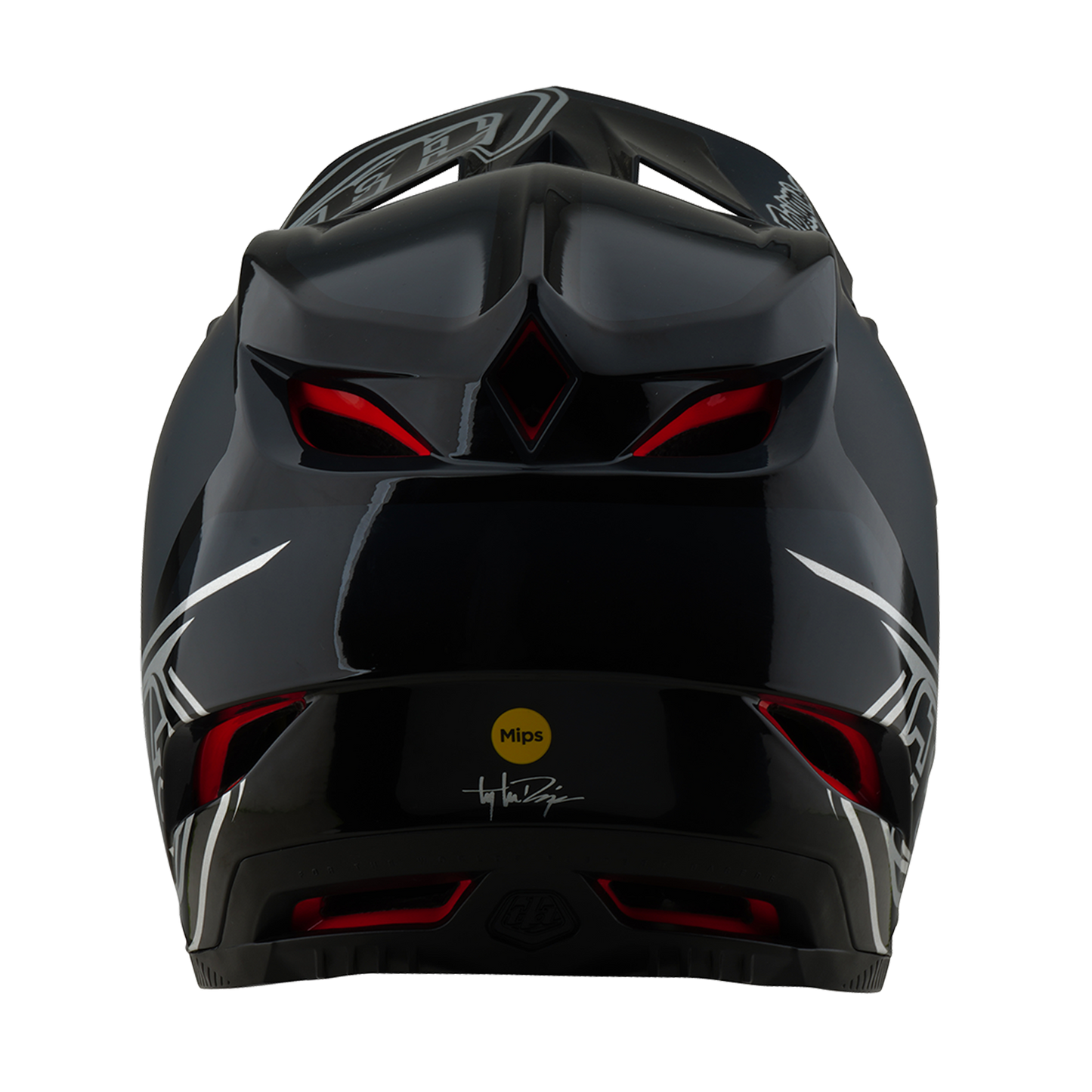 TROY LEE DESIGNS D4 POLYACRYLITE SHADOW MTB-kypärä Musta 2025